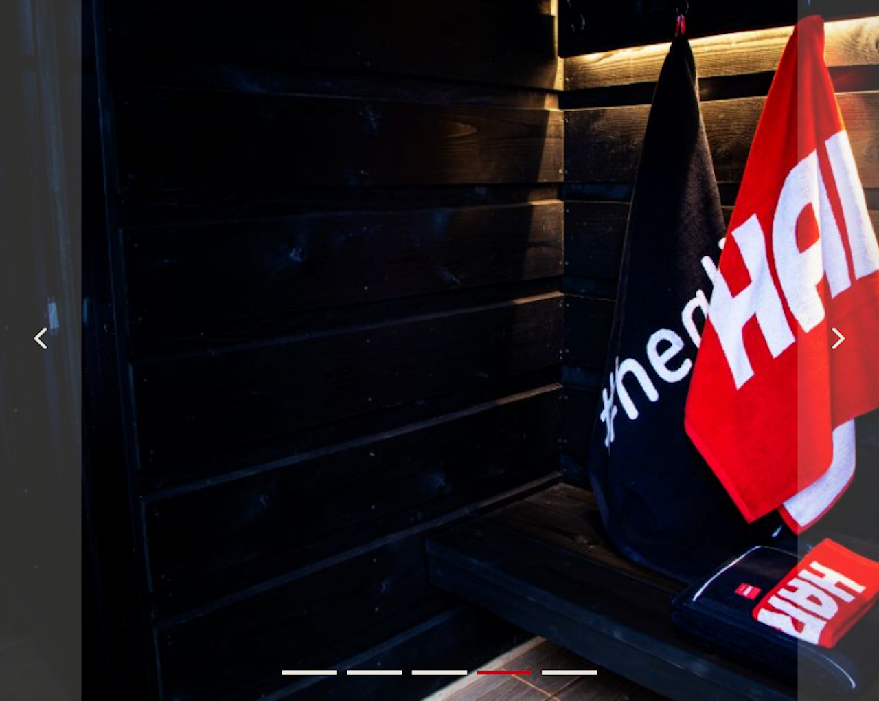 HARVIA Handtuch rot 70x140 cm rot