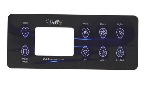 Wellis Aufkleber für Steuerpanel Balboa VL801D 