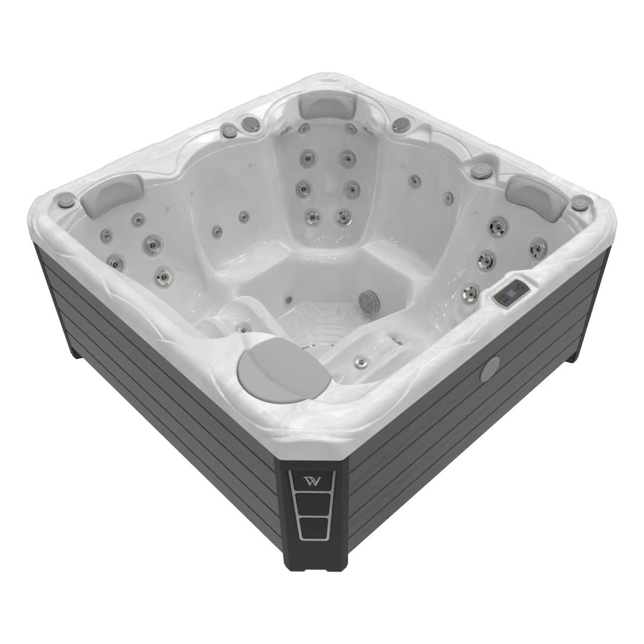 Wellis Budapest Life 5 Personen Premium-Whirlpool 200 × 200 × 89 cm