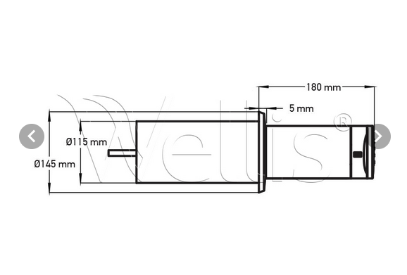 Wellis Lautsprecher rundes Popup Poly Planer (SP201RG) + Konverter