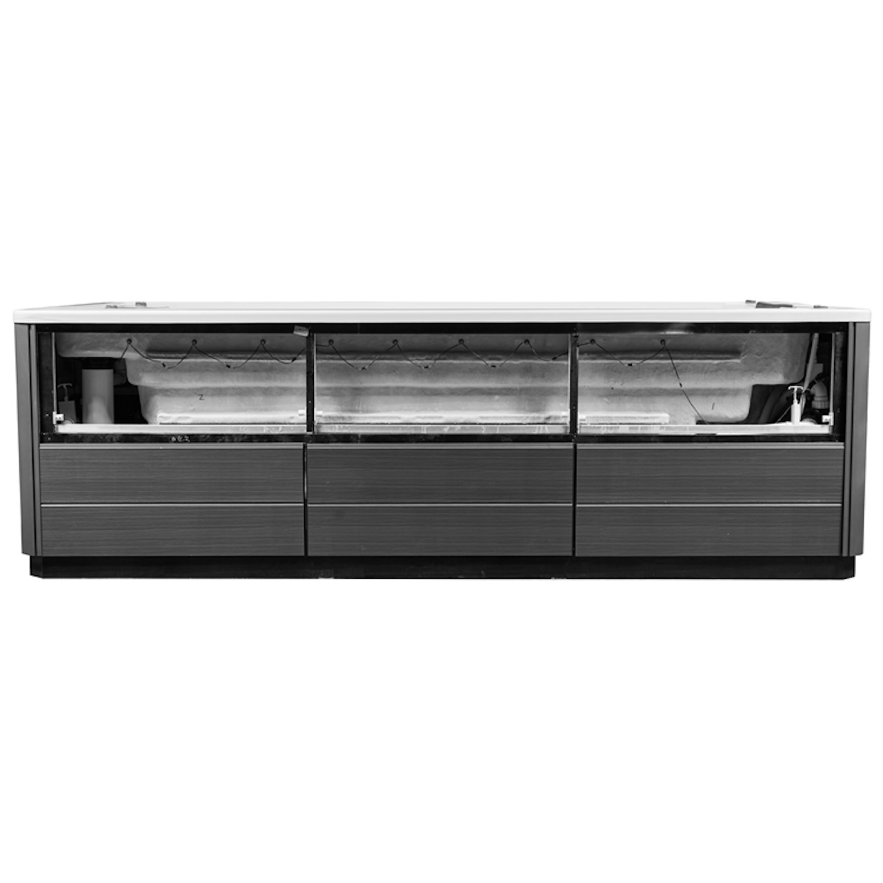 AWT SwimSpa Innovation 430 weiß 430x230 grau