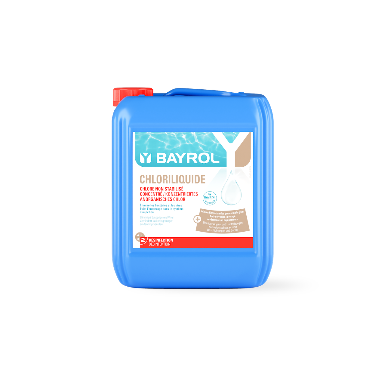 Bayrol Chloriliquide 10 Liter flüssig Ideal für Dosieranlagen