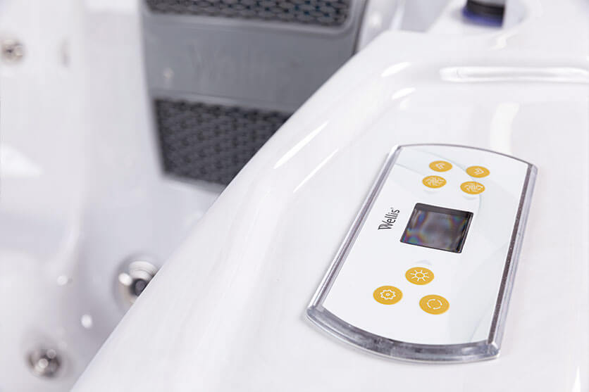 Wellis Lugano Life 6 Personen Premium-Whirlpool 230 × 230 × 94 cm