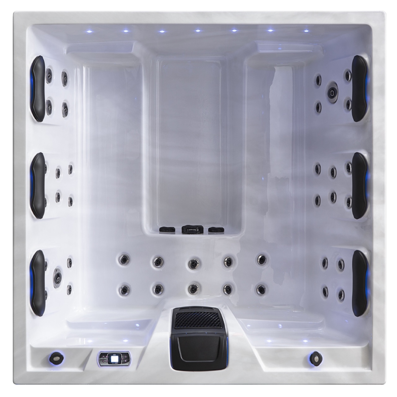 AWT Aussenwhirlpool IN-407 Eco 200x200 grau